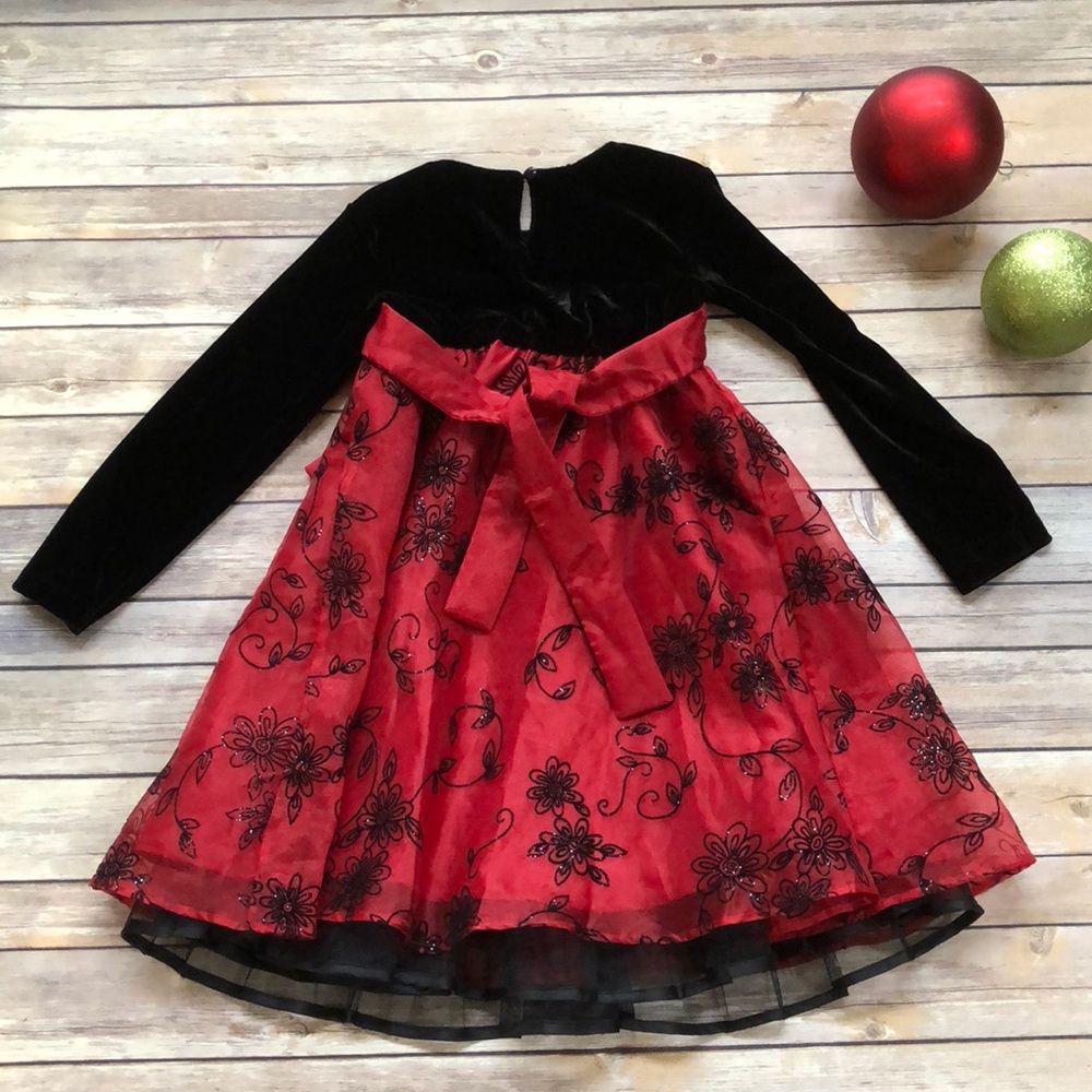 🔴SOLD 🔴 Girls Fancy Holiday Dress Size 6 - Picture 7 of 7